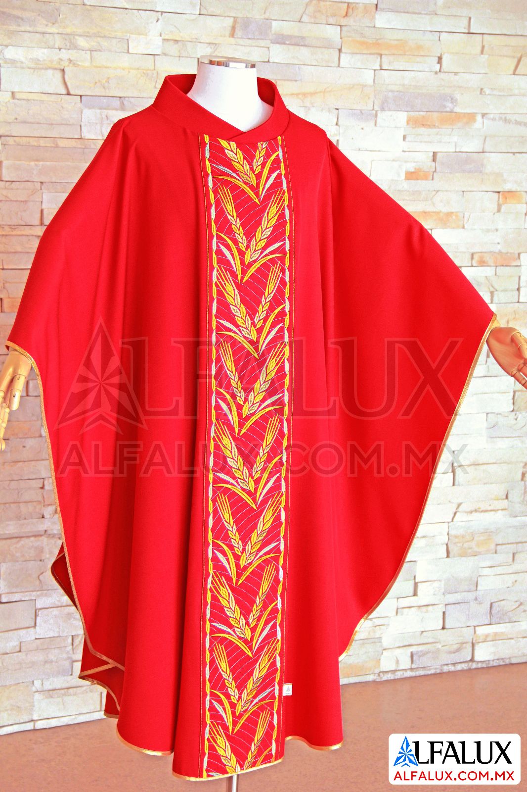 31 VITALIS Alfalux Casulla Central Rojo 333 (4)